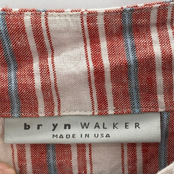 Bryn Walker 100% Linen Stripe Top Women's Size S - Picture 4 of 6